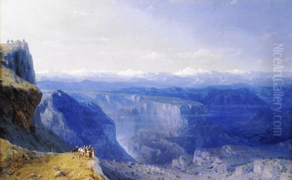 The Caucasus Oil Painting by Ivan Aivazovsky