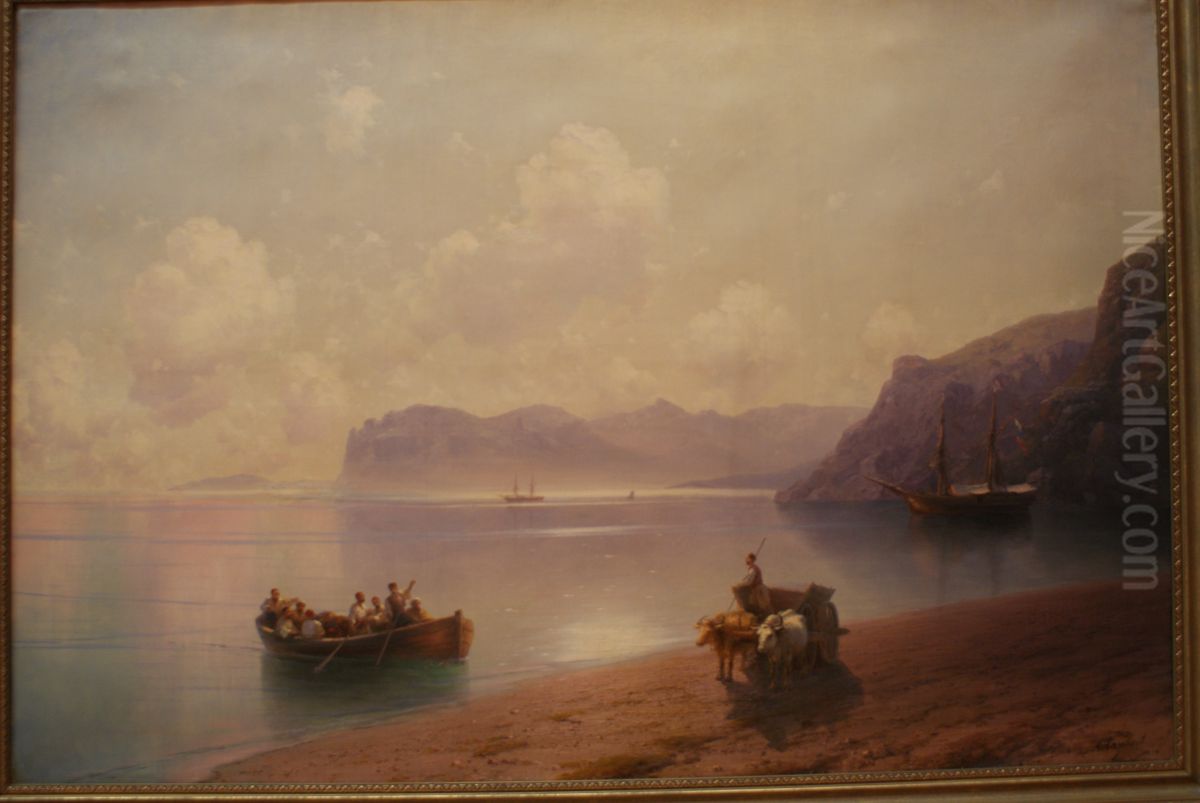 Morning on the sea Oil Painting by Ivan Aivazovsky