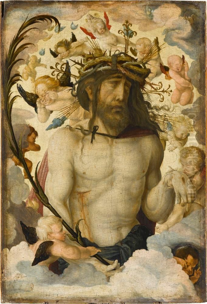 Jesus as the Man of Sorrows Oil Painting by Hans Baldung Grien