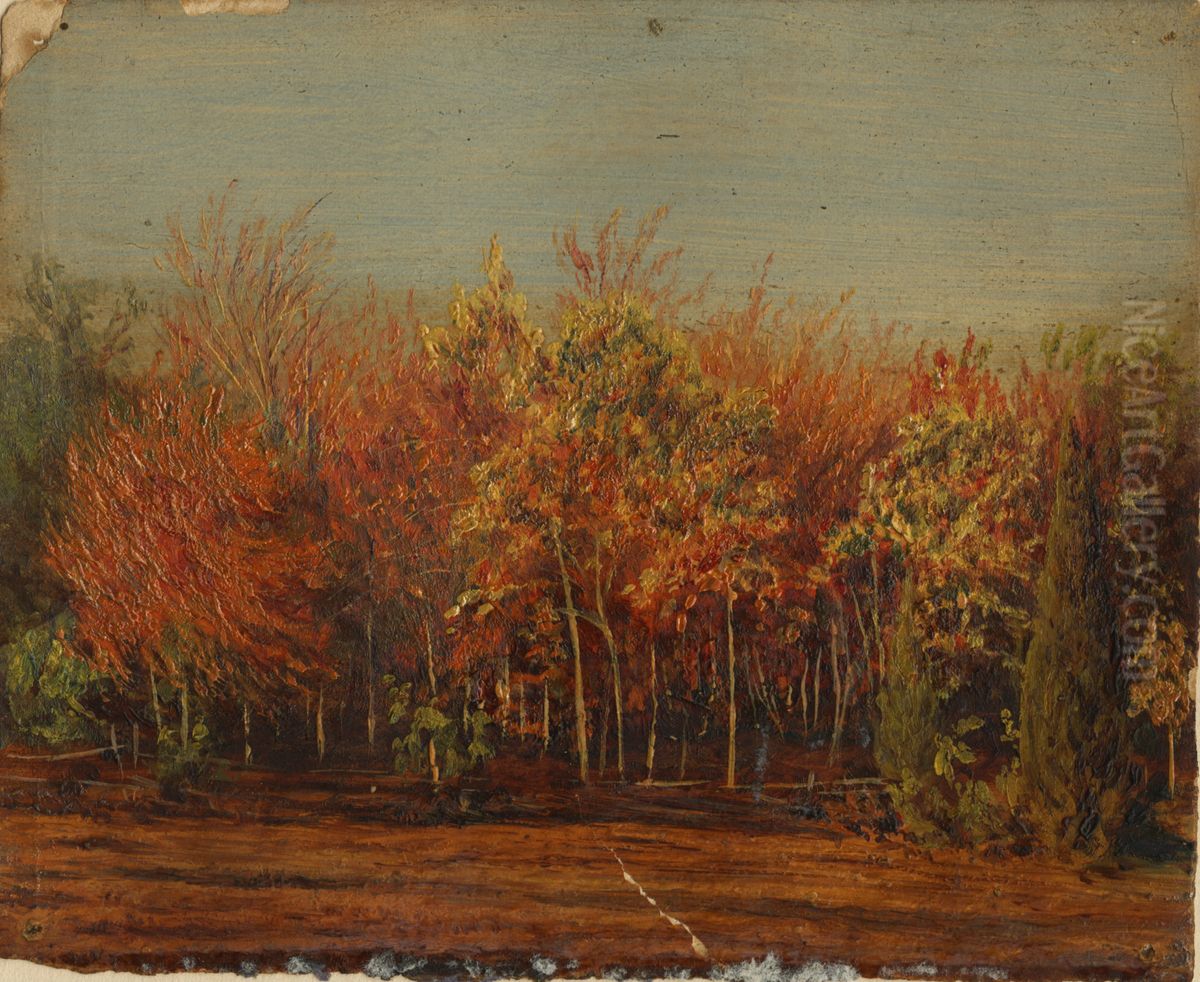 Oil Sketch. Oil Painting by George Leo Frankenstein