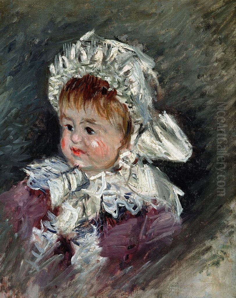Portrait de Michel Monet bebe Oil Painting by Claude Oscar Monet