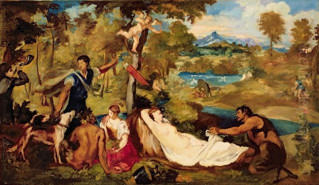 La venus du Pardo Oil Painting by Edouard Manet