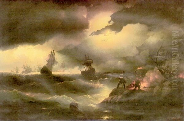 Peter Oil Painting by Ivan Aivazovsky