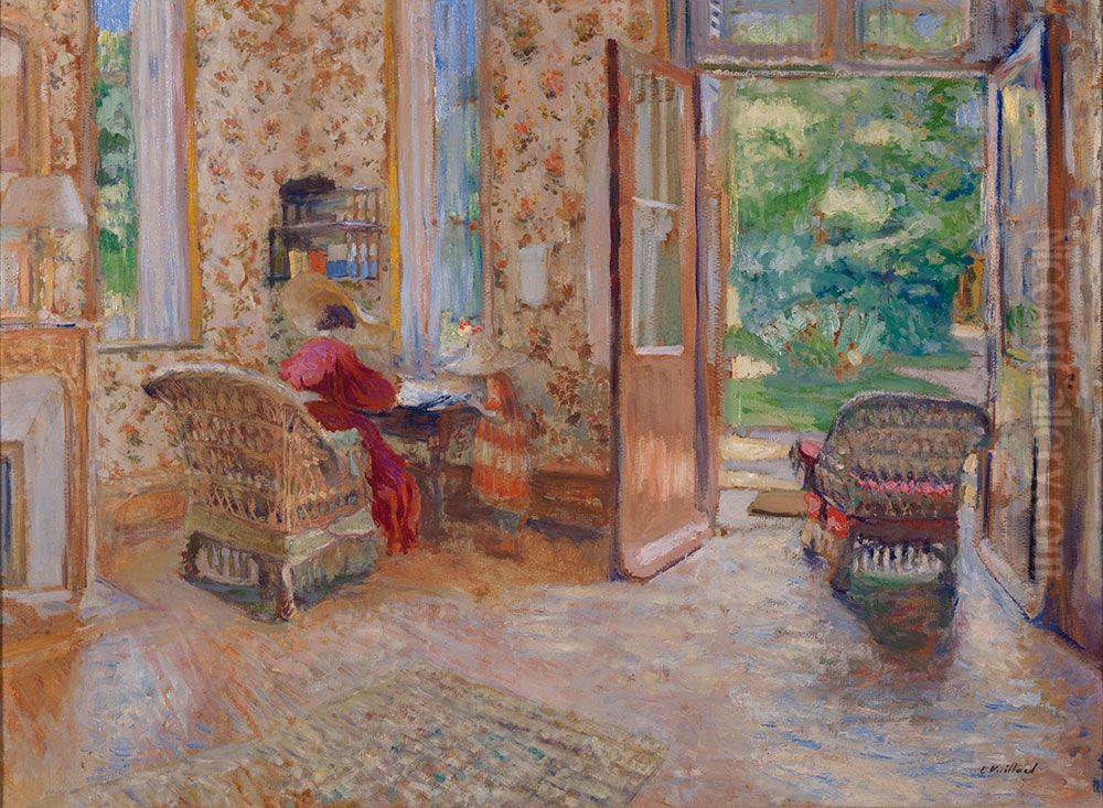 Entrance to the city Oil Painting by Jean-Edouard Vuillard