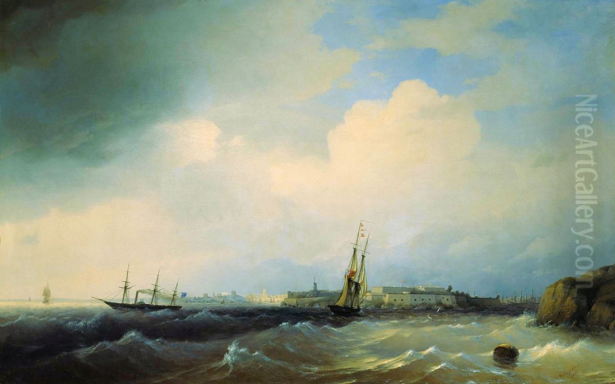 Sveaborg Oil Painting by Ivan Aivazovsky