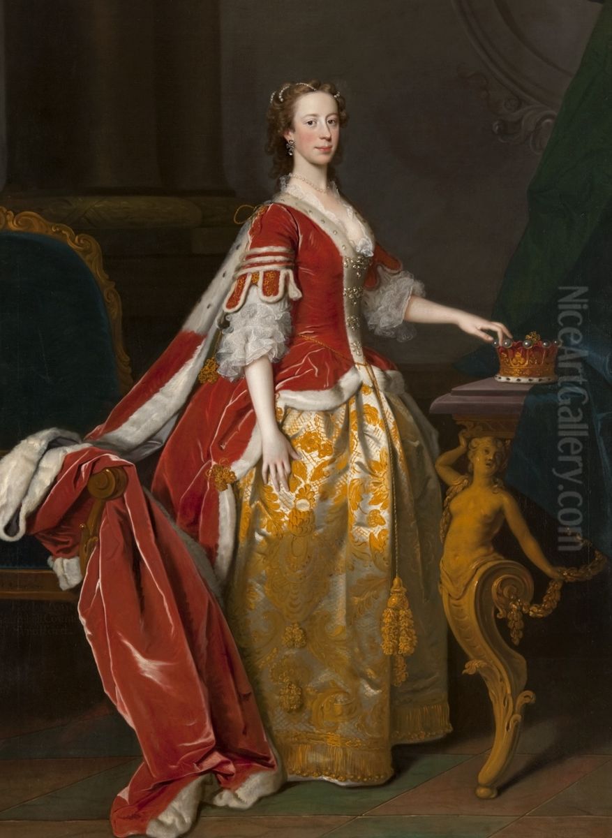 Lady Anne Campbell, Countess of Strafford (c.1720-1785) Oil Painting by Allan Ramsay
