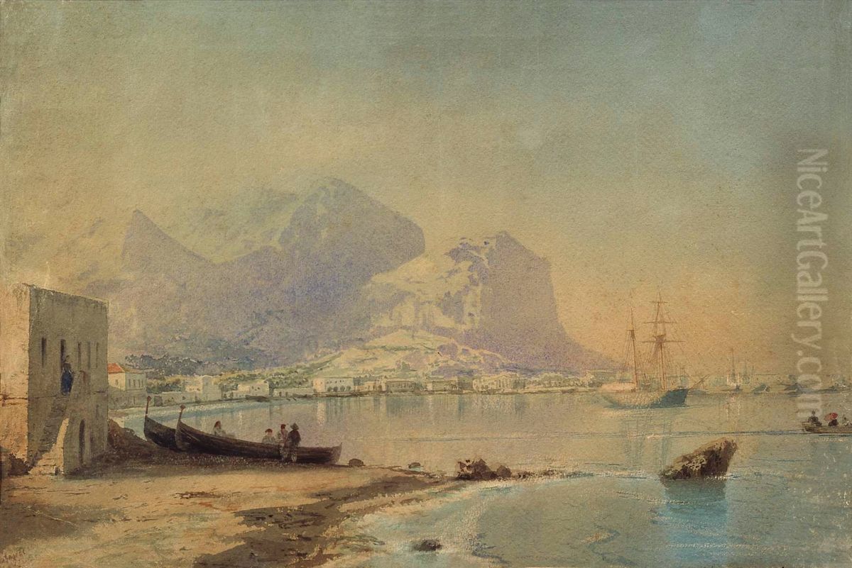 In the harbor Oil Painting by Ivan Aivazovsky