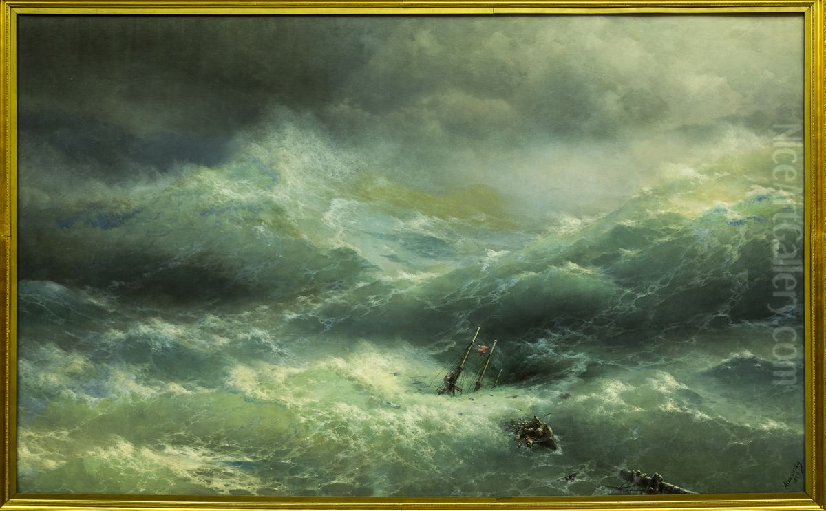 The Wave (The Billow) Oil Painting by Ivan Aivazovsky