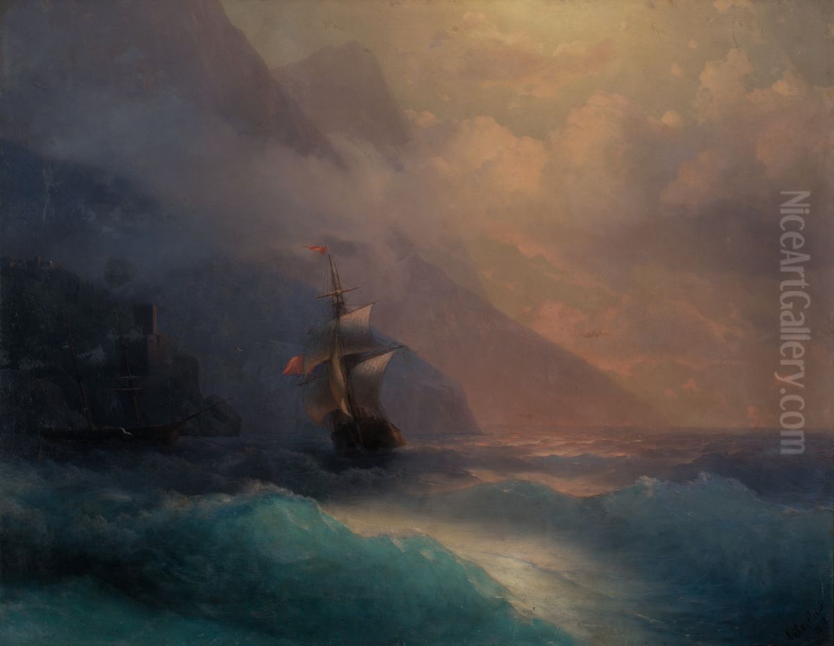 Marine scene Oil Painting by Ivan Aivazovsky