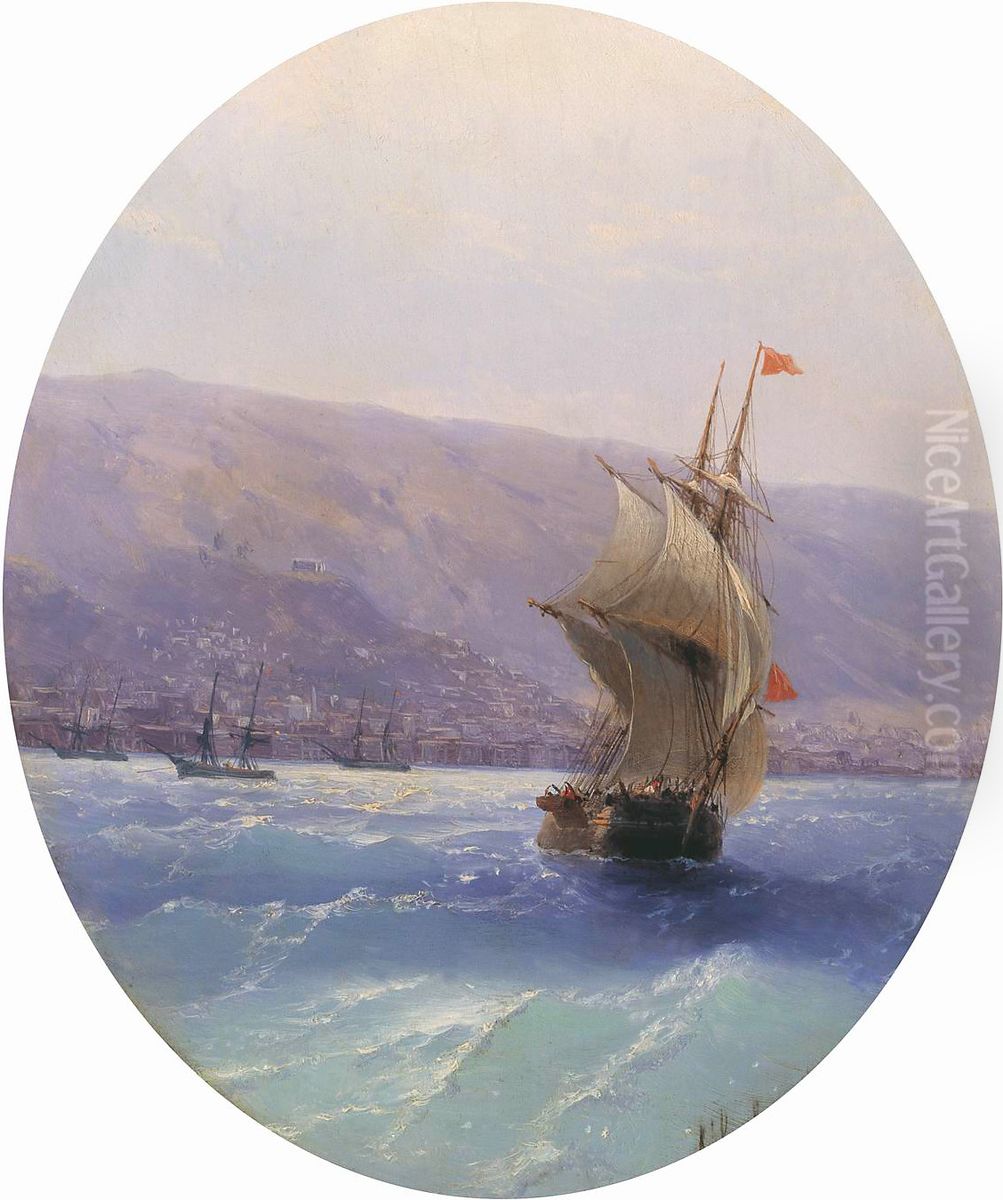 <<Vid Kryma.>> Oil Painting by Ivan Aivazovsky