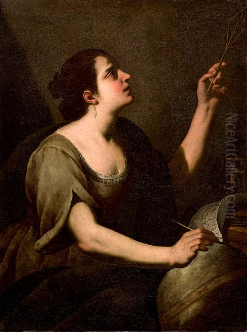 Allegory of Astronomy Oil Painting by Artemisia Gentileschi