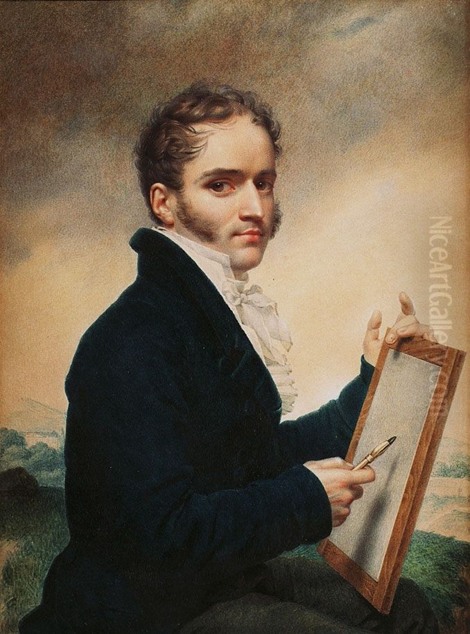 Self-portrait Oil Painting by Frederic Millet
