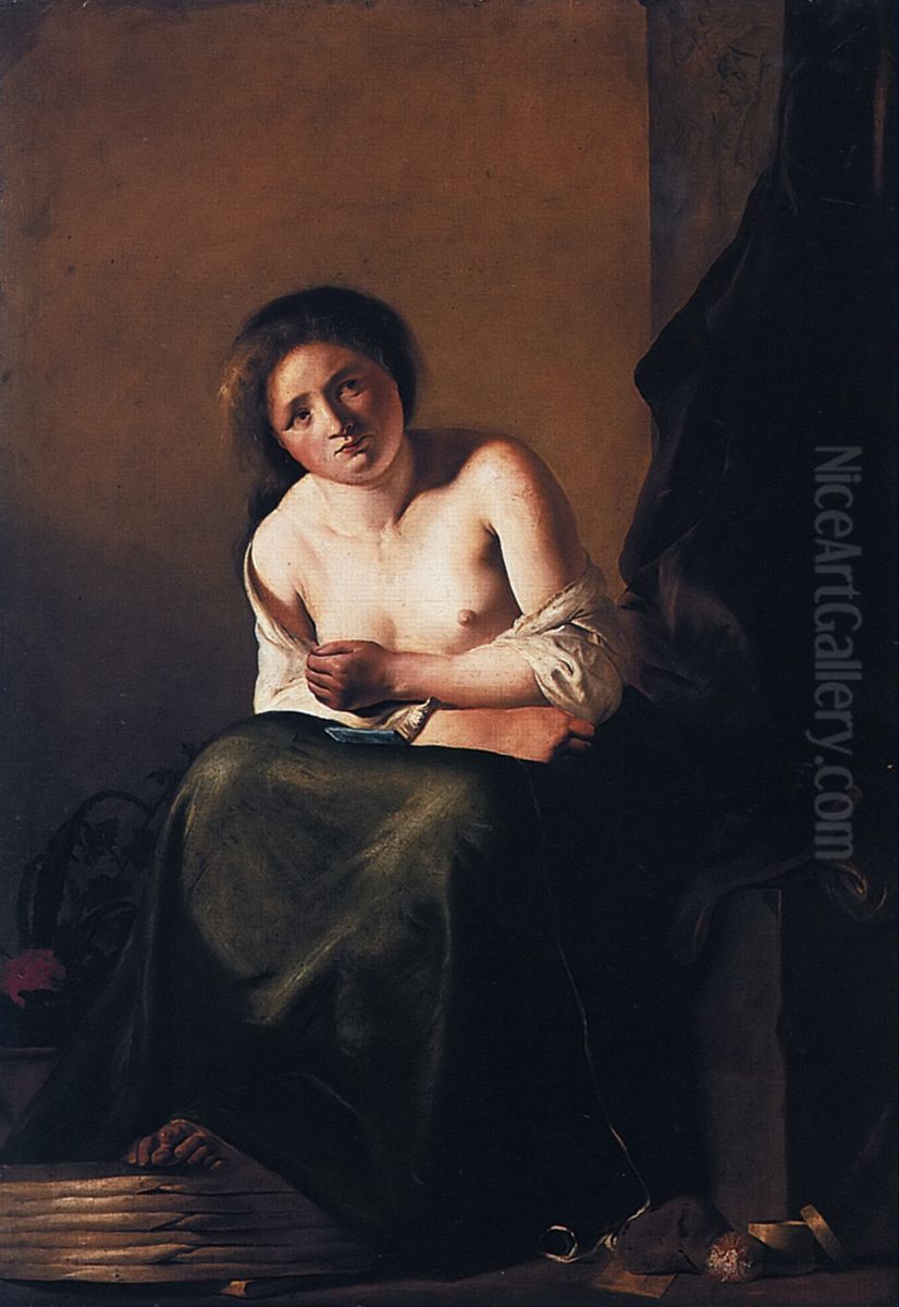 Ariadne Oil Painting by Paulus Bor