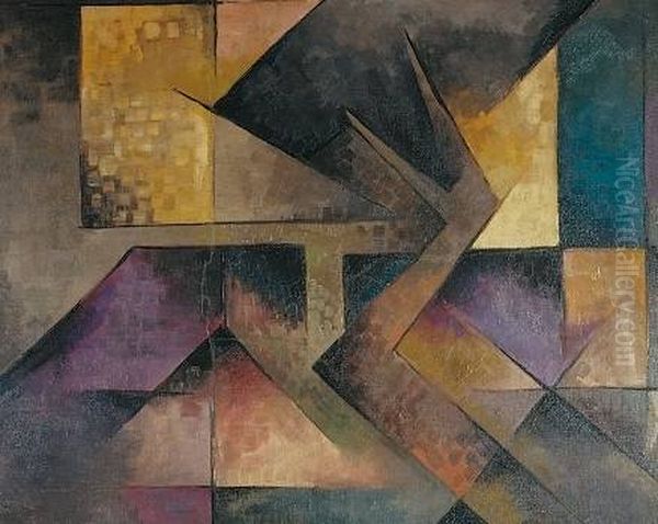 Autoportret Oil Painting by Stanislaw Kubicki