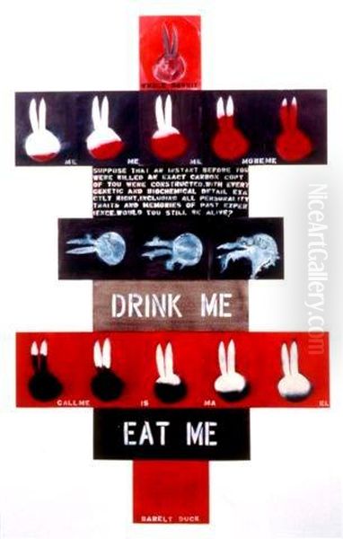 zhong wen: jiao wo yi si ma ai er Oil Painting by Michal Na'Aman