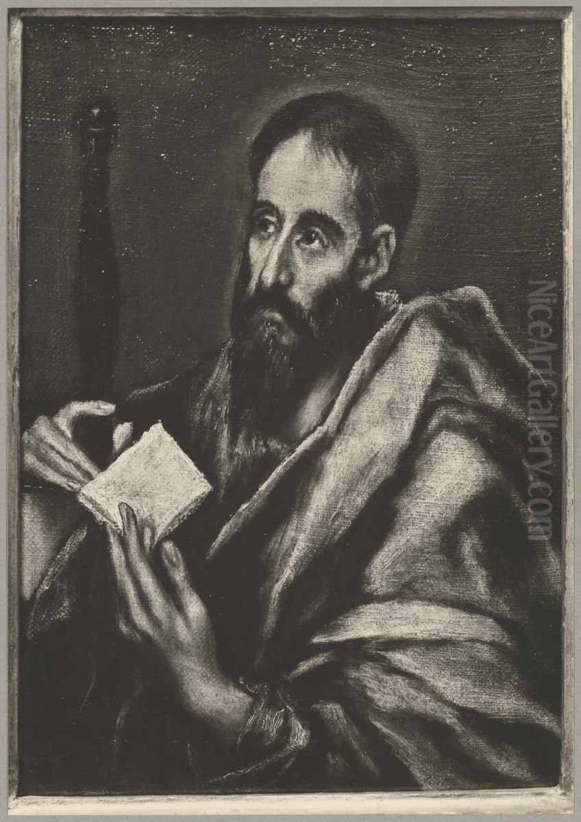 Saint Paul (small version) Oil Painting by El Greco