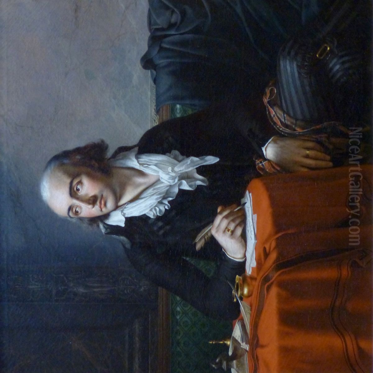 Giuseppe Fravega Oil Painting by Anne-Louis Girodet de Roucy-Triosson