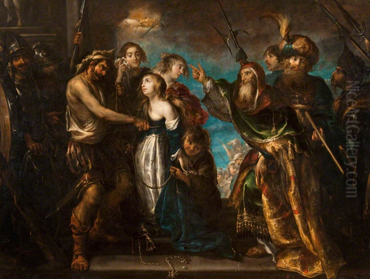 The Martyrdom of St Catherine Oil Painting by Jan Cossiers