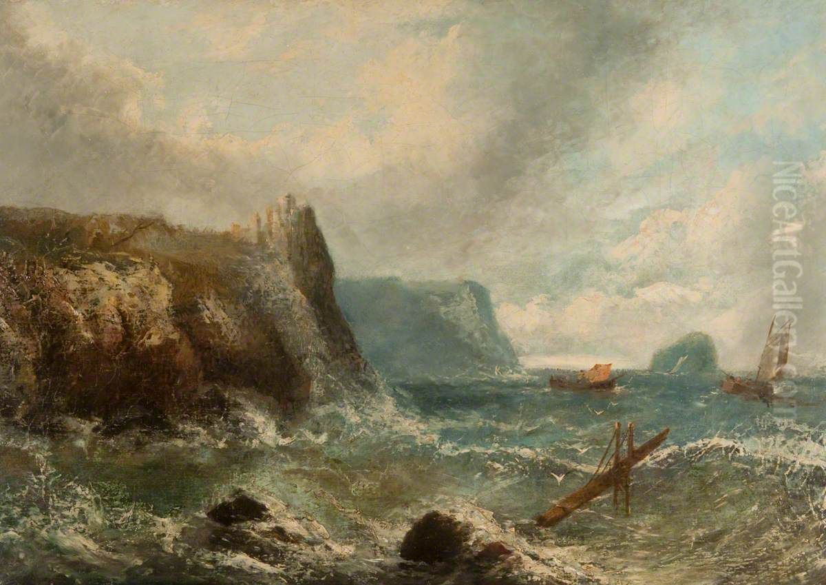 Tantallon Castle Oil Painting by John Thomson