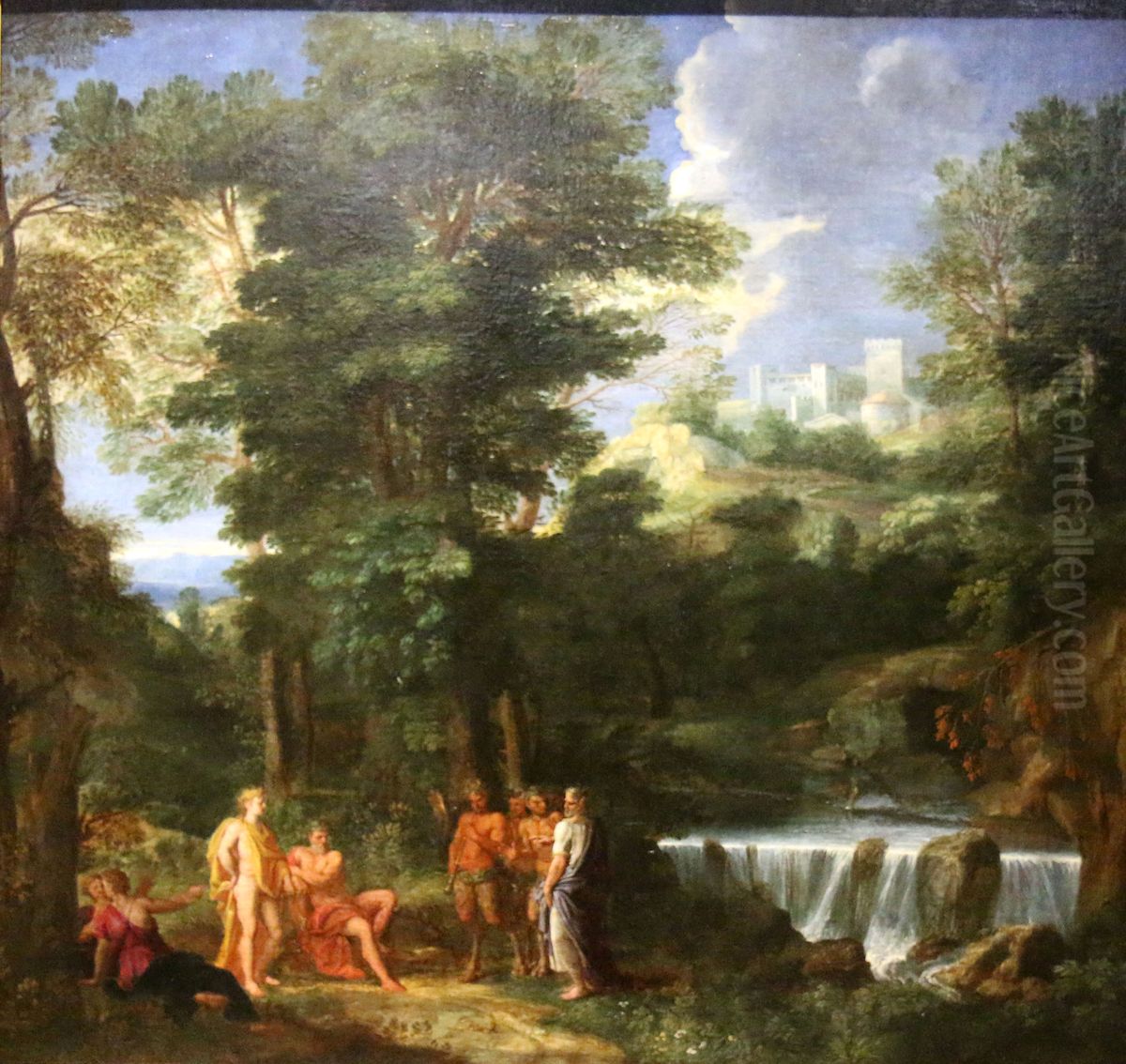 Apollon et Marsyas Oil Painting by Noel Coypel