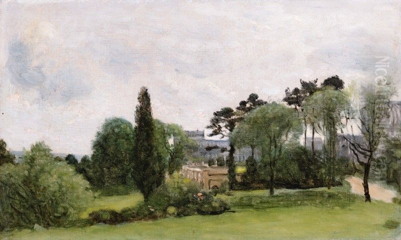 THE CRYSTAL PALACE, LONDON Oil Painting by unknown
