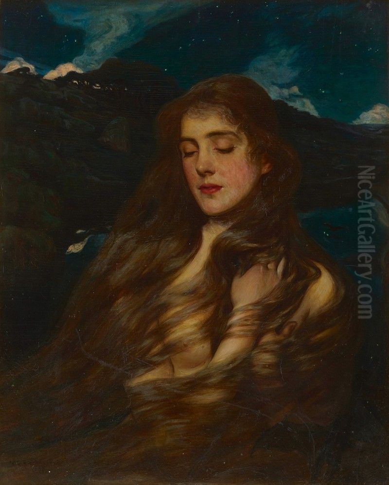 THE COMING OF NIGHT Oil Painting by Wilfrid de Glehn