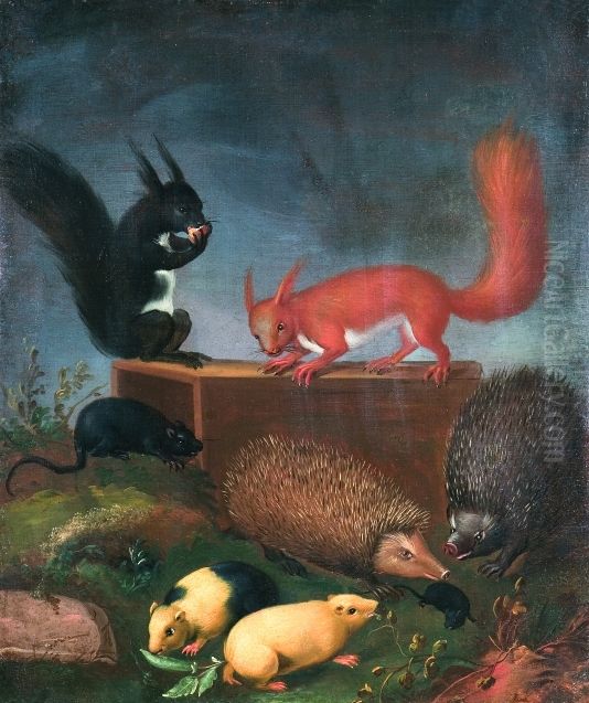 Animals. Oil Painting by Ernst Wilhelm Bernhardi