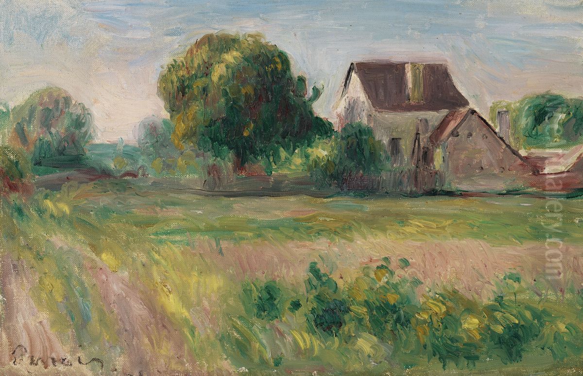 Maisons a Essoyes Oil Painting by unknown