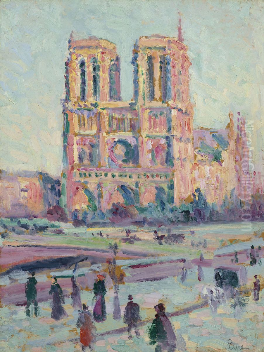 Notre-Dame de Paris Oil Painting by unknown