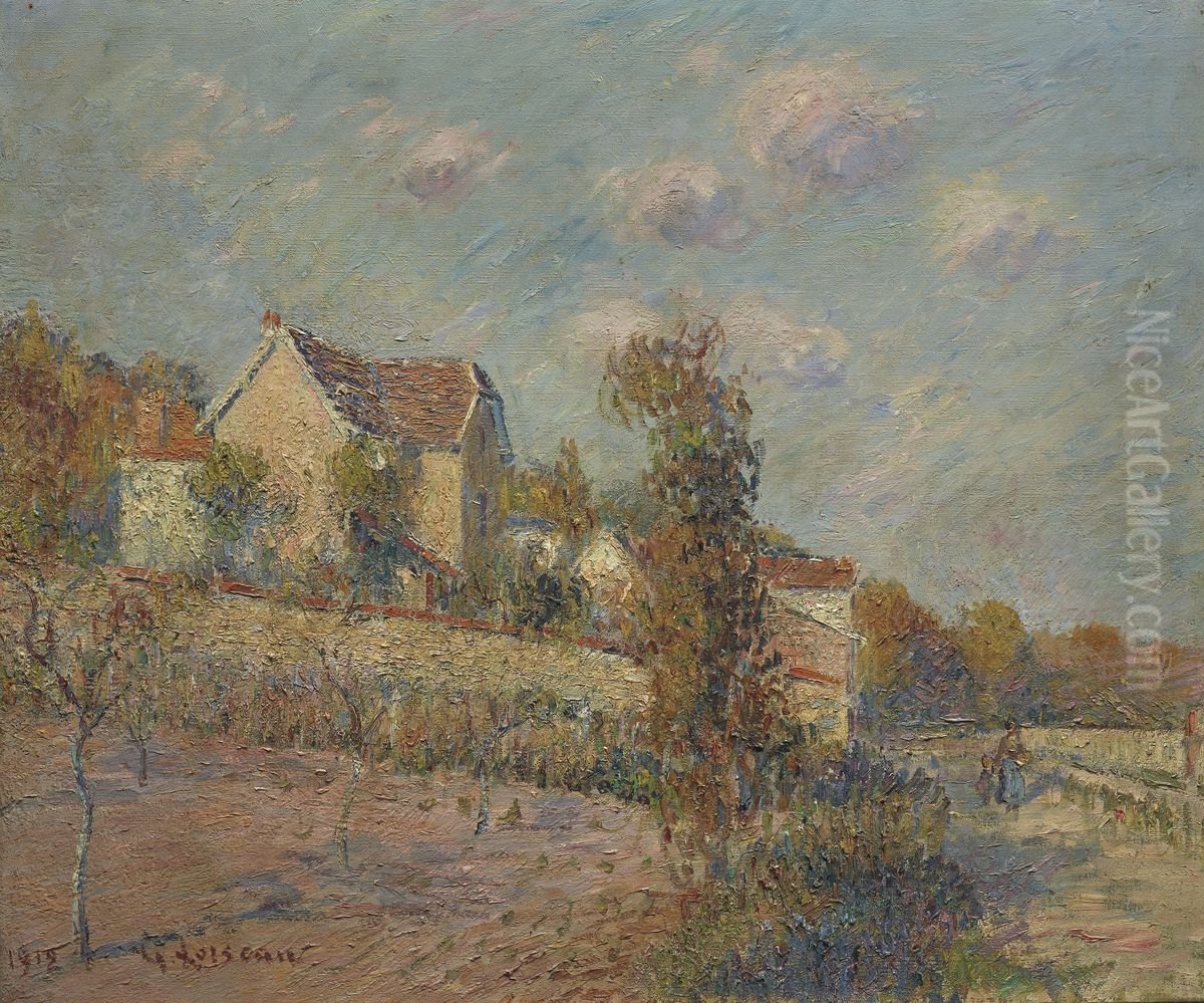 Le Village Oil Painting by Gustave Loiseau