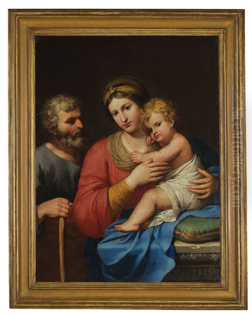 La Sainte Famille Oil Painting by unknown