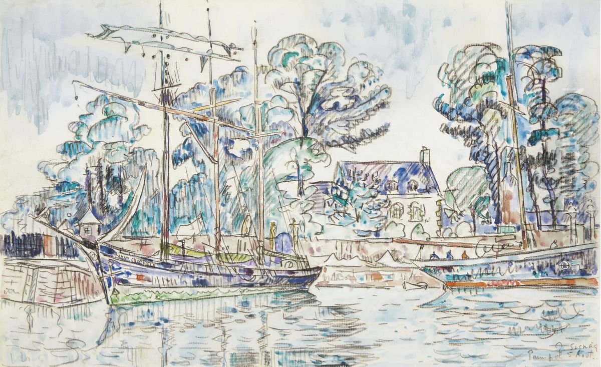 Paimpol, Le Fanny Crossfield Oil Painting by unknown