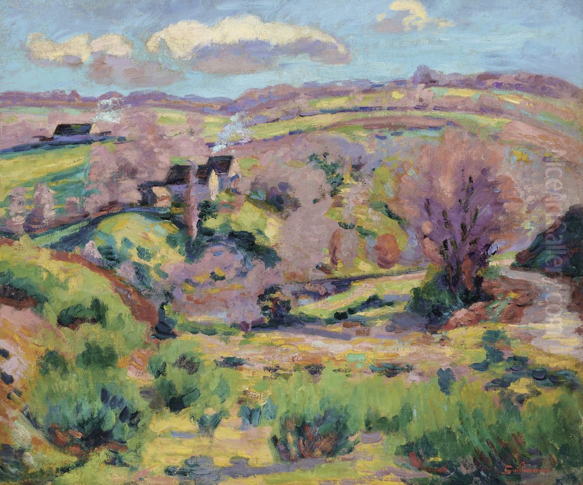 Paysage de la Creuse, au printemps Oil Painting by unknown