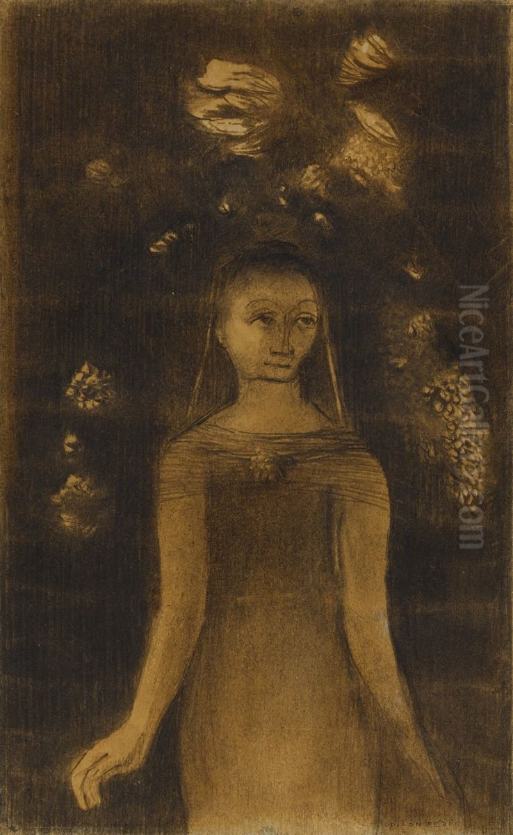 Femme (Jeune femme debout) Oil Painting by unknown