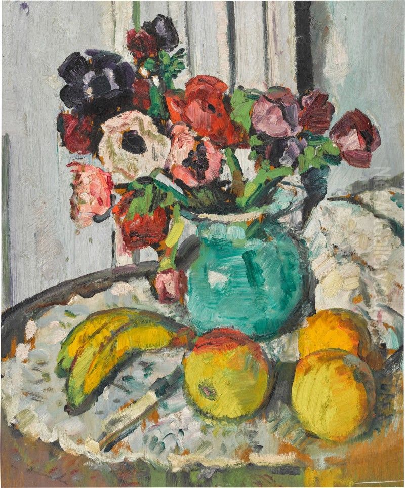 Anemones Oil Painting by unknown