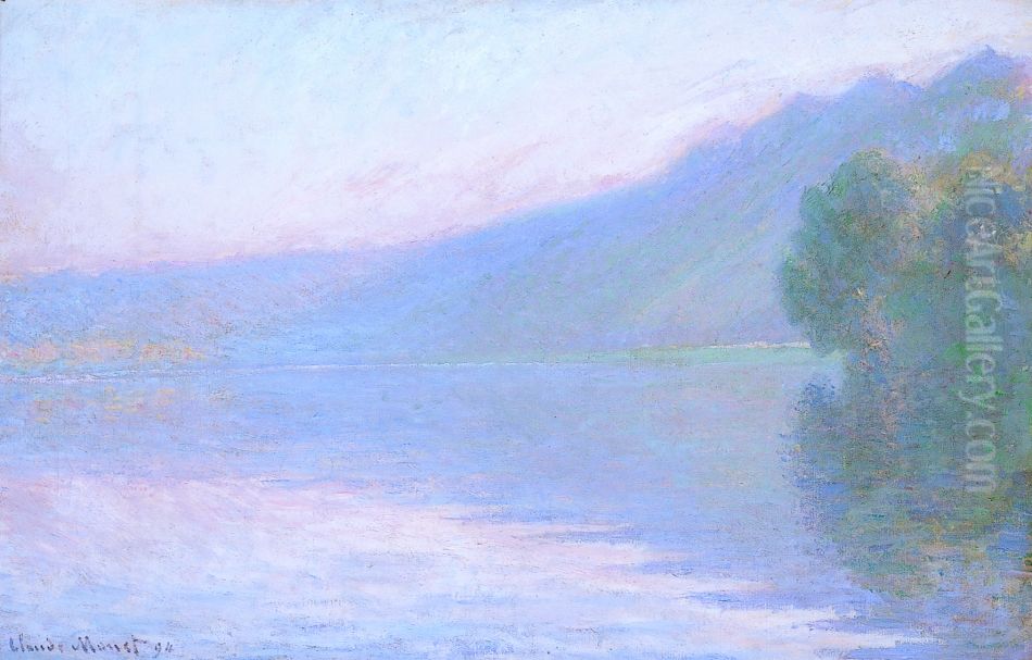 Die Seine in Port-Villez Oil Painting by Claude Oscar Monet