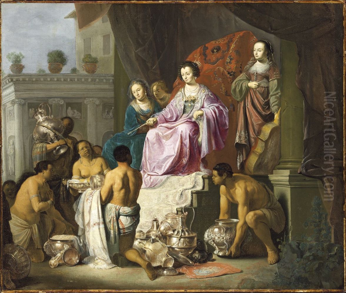 Allegory of Colonial Power Oil Painting by Willem De Poorter