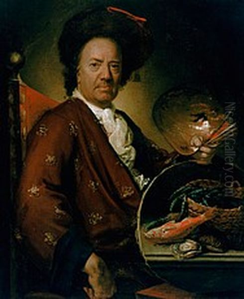 Self-portrait Oil Painting by Jacob van der (Giacomo da Castello) Kerckhoven