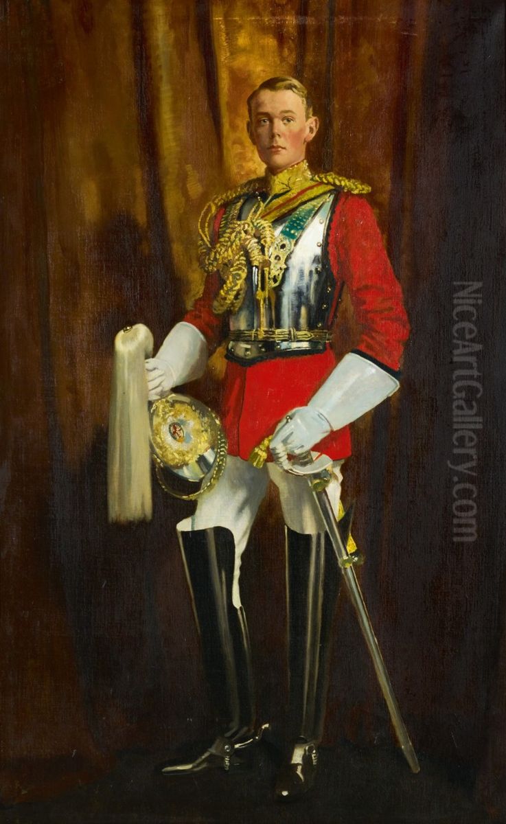 Portrait of Avenal St. George Oil Painting by William Orpen