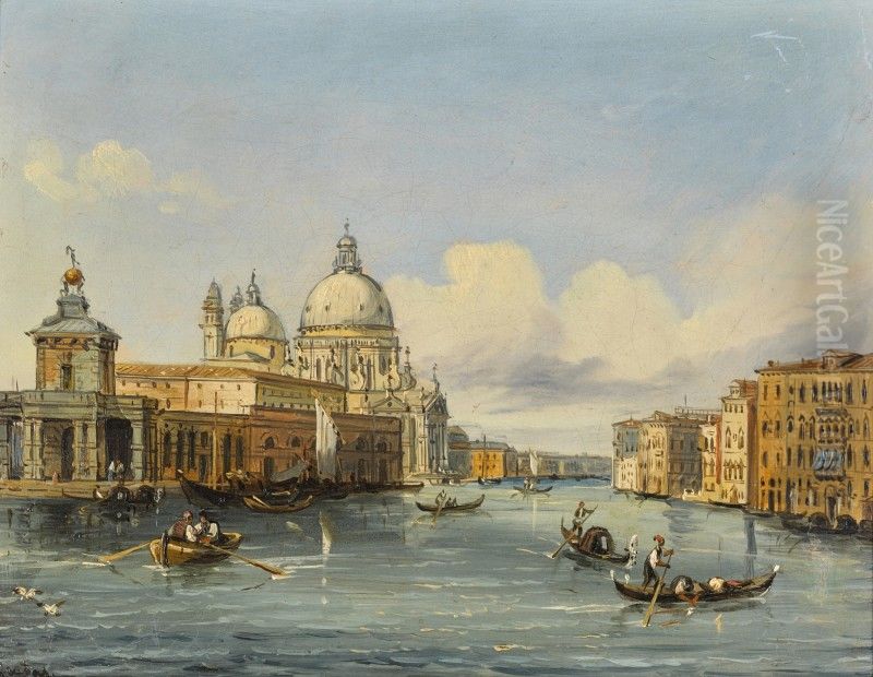 [San Giorgio Maggiore church, Venice] Oil Painting by unknown