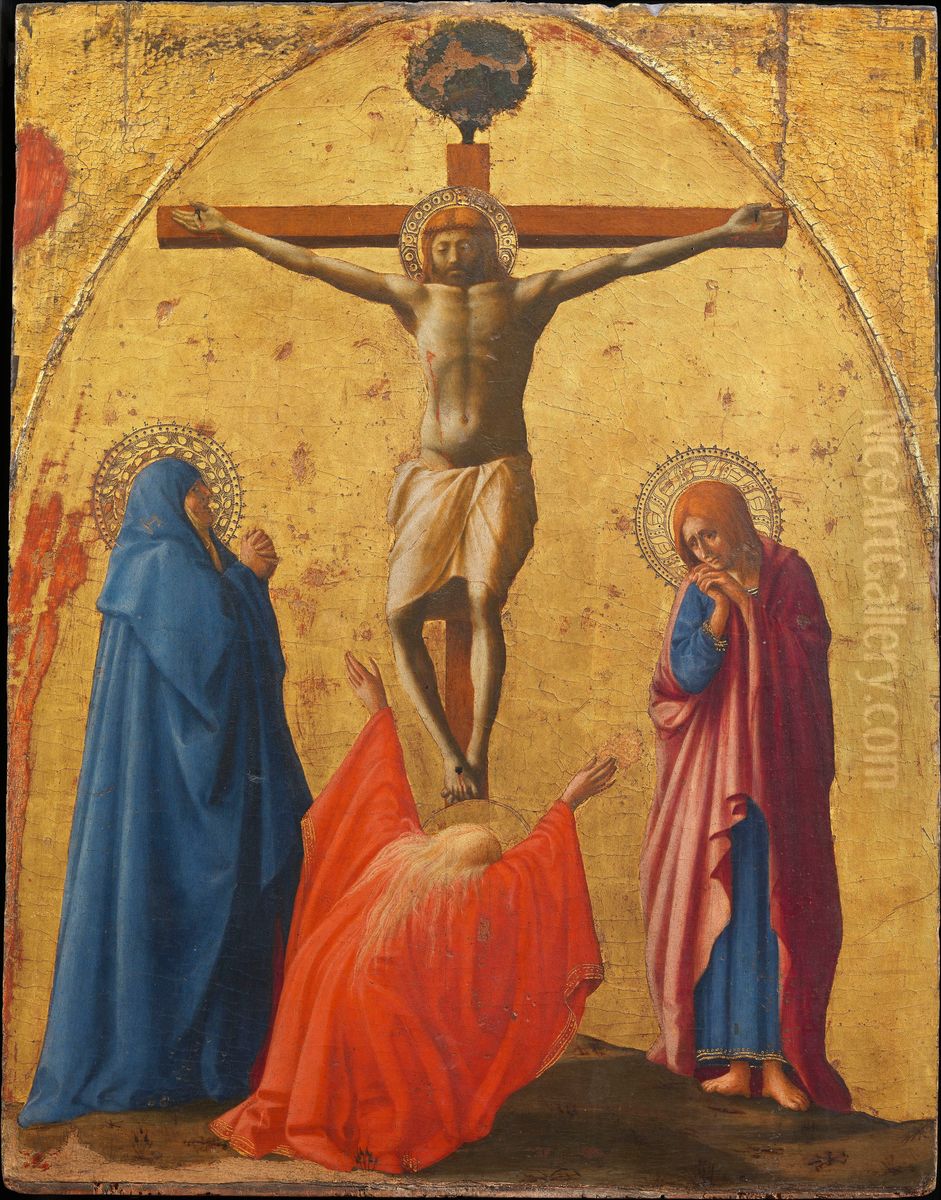 Crocifissione Oil Painting by Masaccio