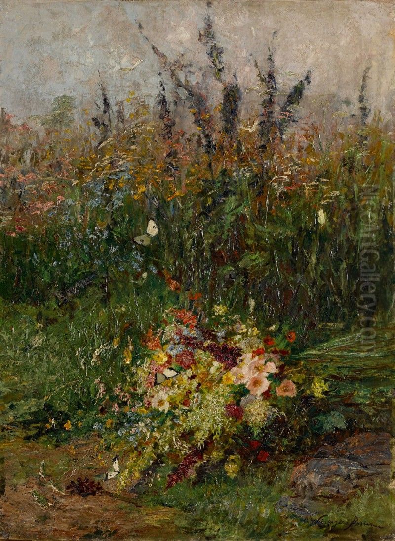 Summer Flowers of the Field Oil Painting by unknown