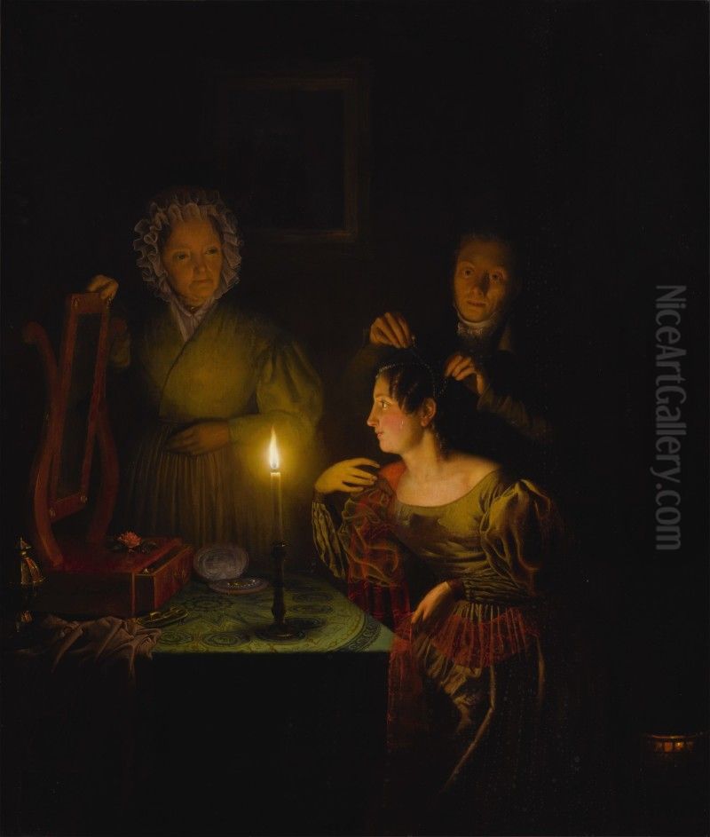 BEFORE THE BALL Oil Painting by unknown