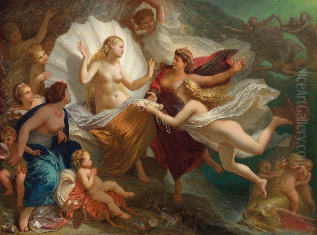 The Birth of Venus Oil Painting by Henri-Pierre Picou