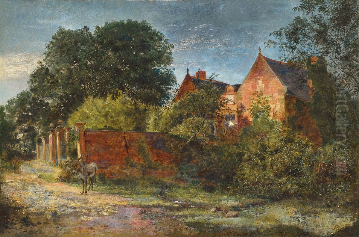 Shotwick on the Dee Oil Painting by unknown