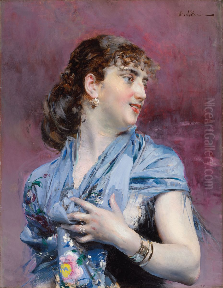 La spagnola Oil Painting by Giovanni Boldini