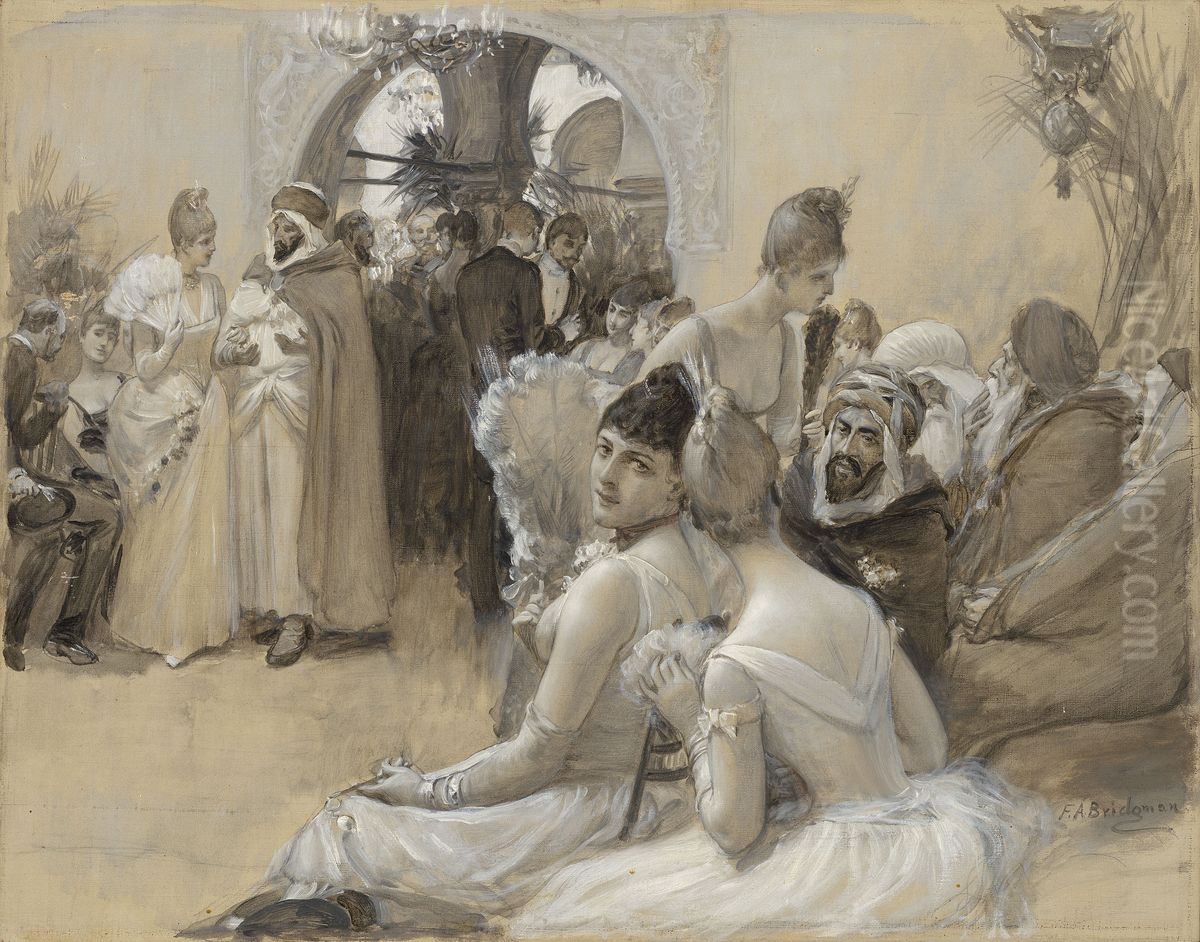 The Governor's Ball, Algiers Oil Painting by unknown