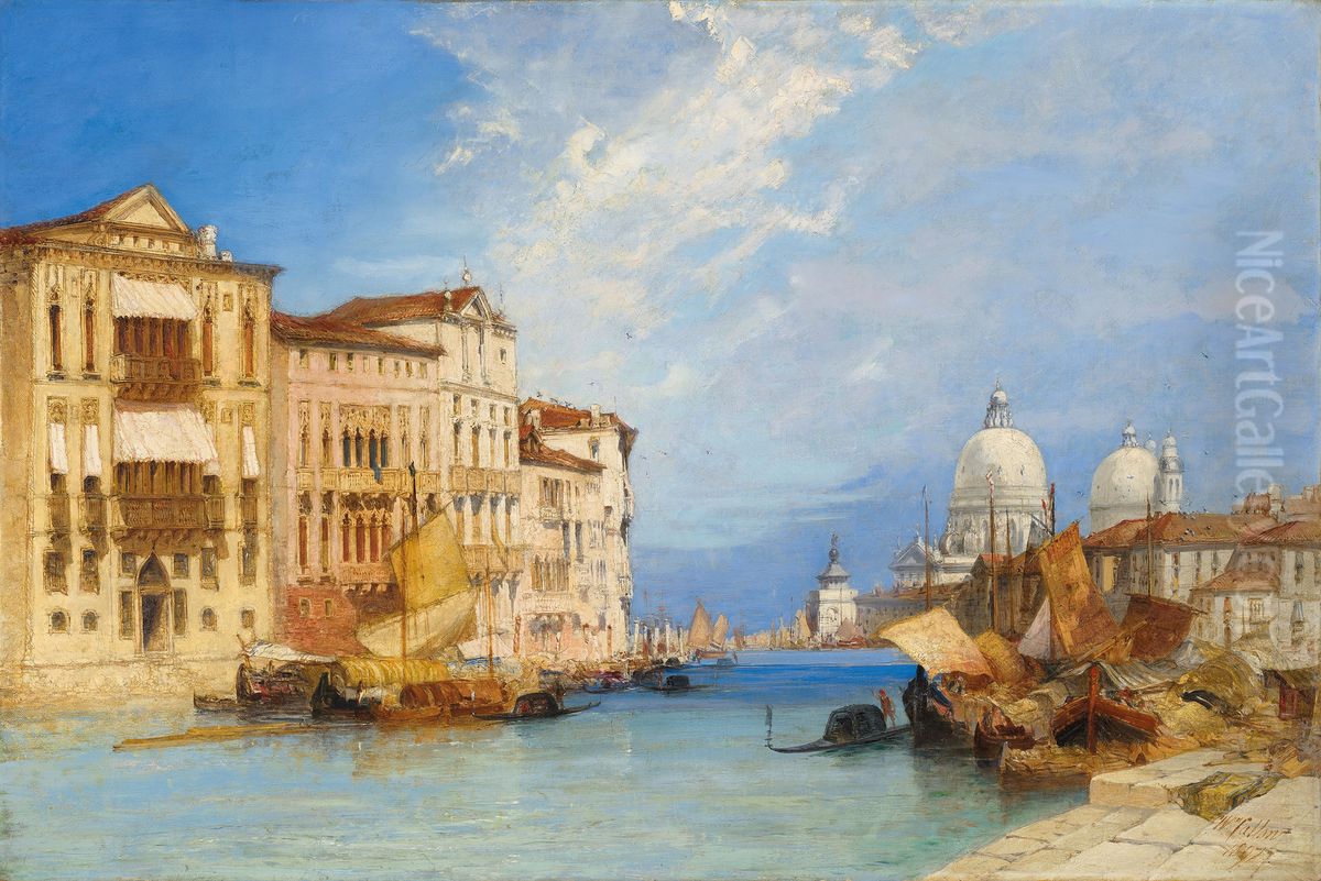The Grand Canal, Venice Oil Painting by unknown
