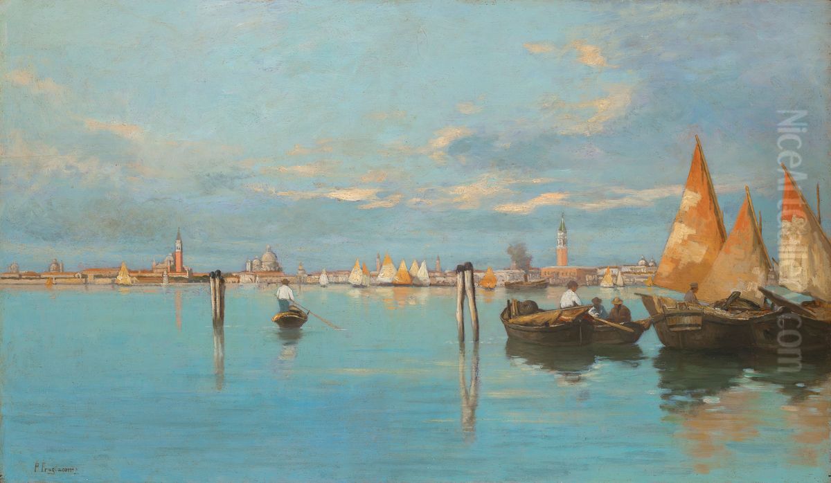 Veduta di Venezia Oil Painting by unknown