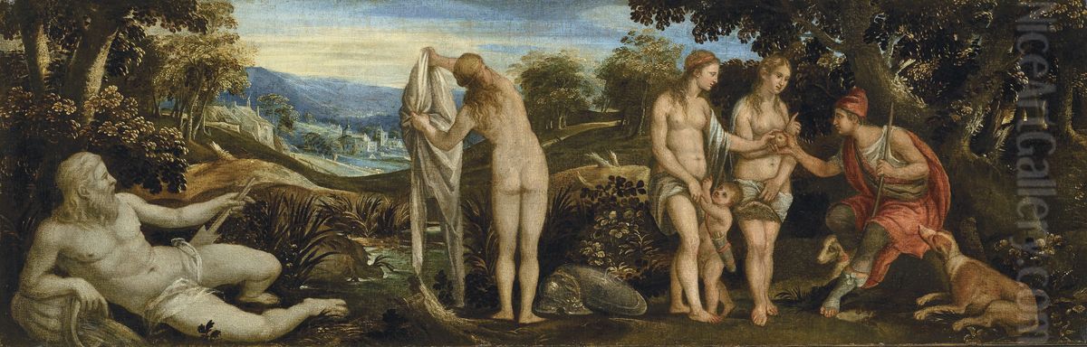 The Judgement of Paris Oil Painting by unknown